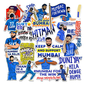 Mumbai Sticker Pack [20 Sticker] waterproof vinyl decal for laptop, bike, car & bottle