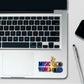 Music On/Off Switch Holographic Stickers