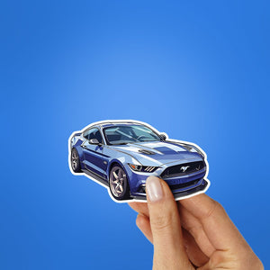 Mustang Sticker waterproof vinyl decal for laptop, bike, car & bottle