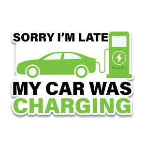 My Car Was Bumper Sticker waterproof vinyl decal for laptop, bike, car & bottle