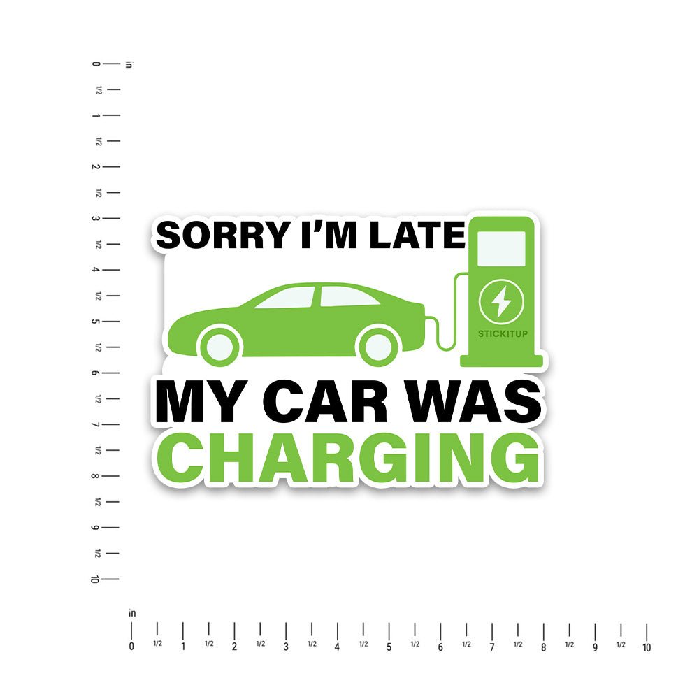 My Car Was Bumper Sticker waterproof vinyl decal for laptop, bike, car & bottle