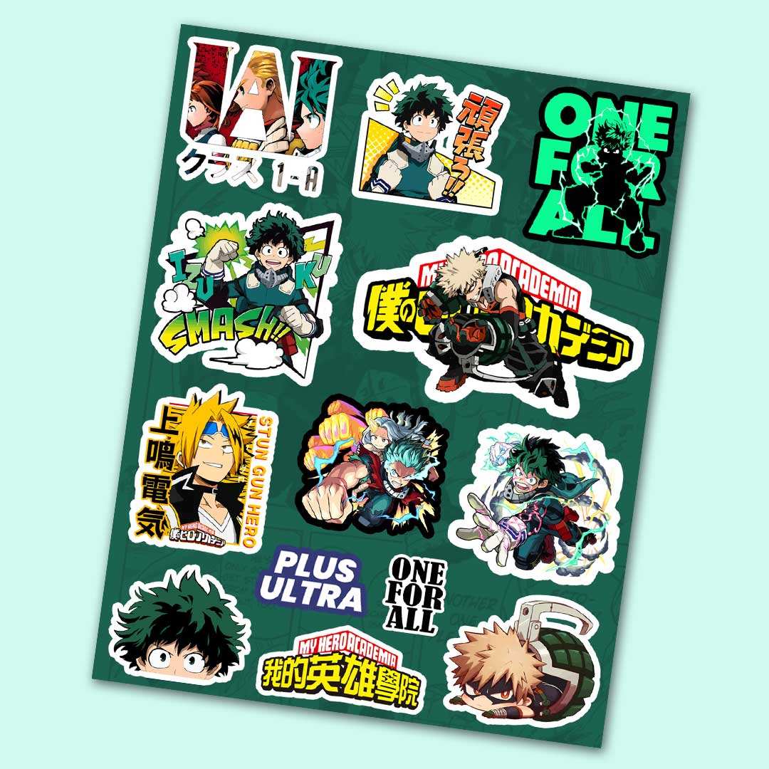 My Hero Academia Mini Sticker Sheet - STICK IT UP