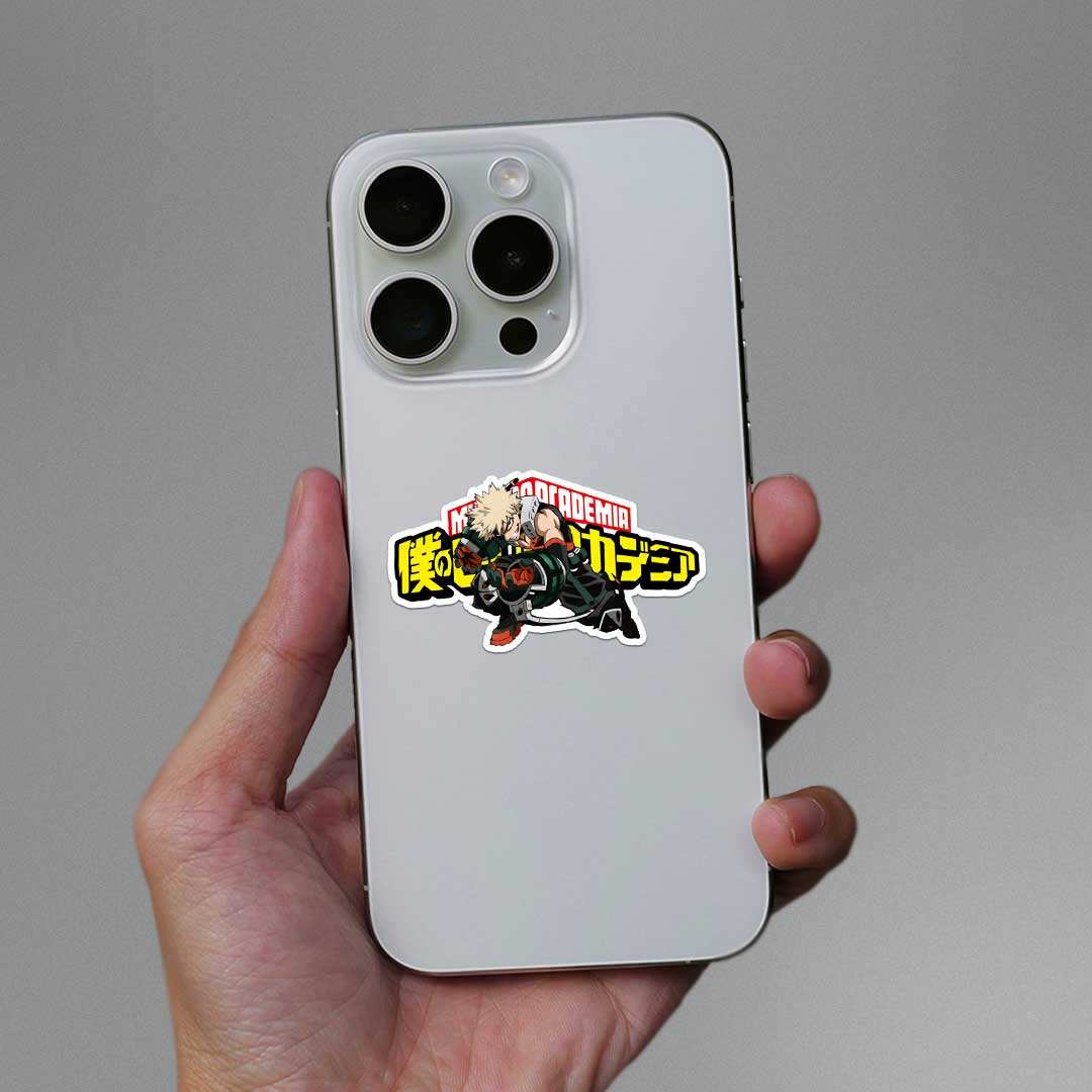 My Hero Academia Sticker waterproof vinyl decal for laptop, bike, car & bottle