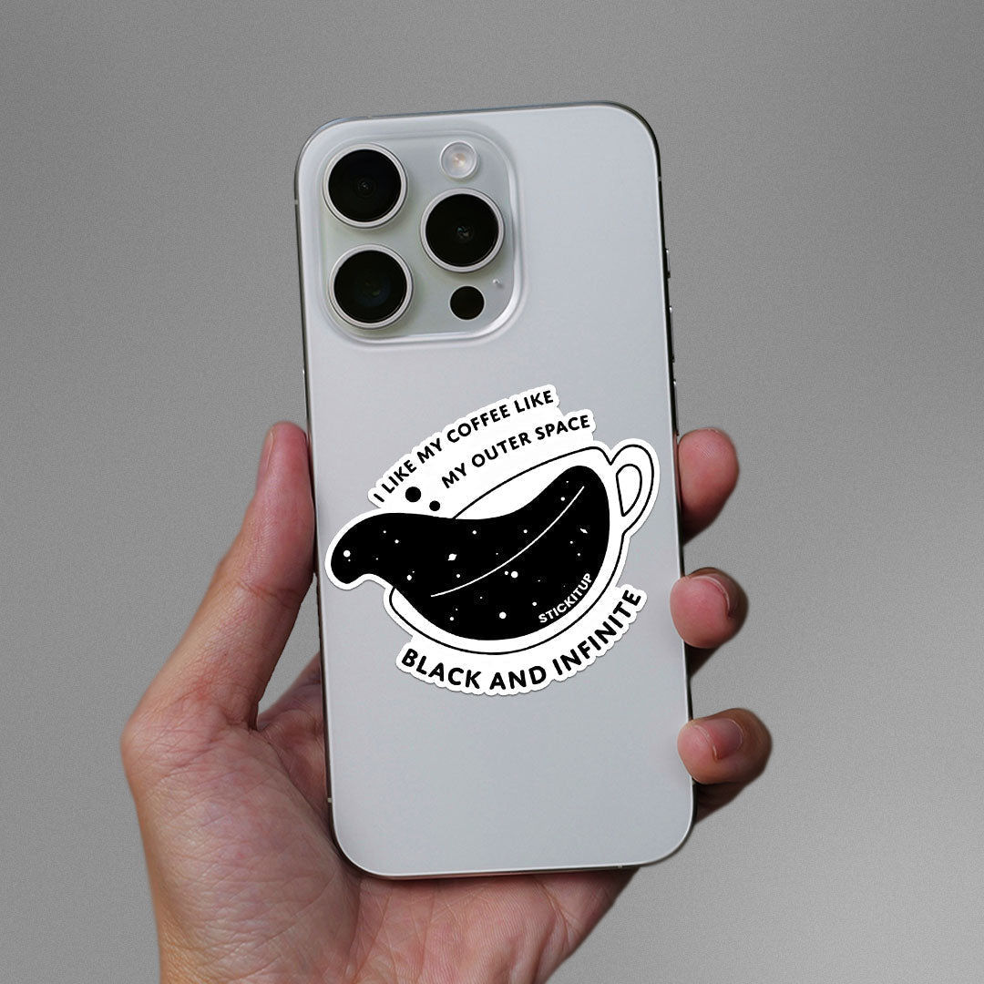 My Outer Space Sticker waterproof vinyl decal for laptop, bike, car & bottle