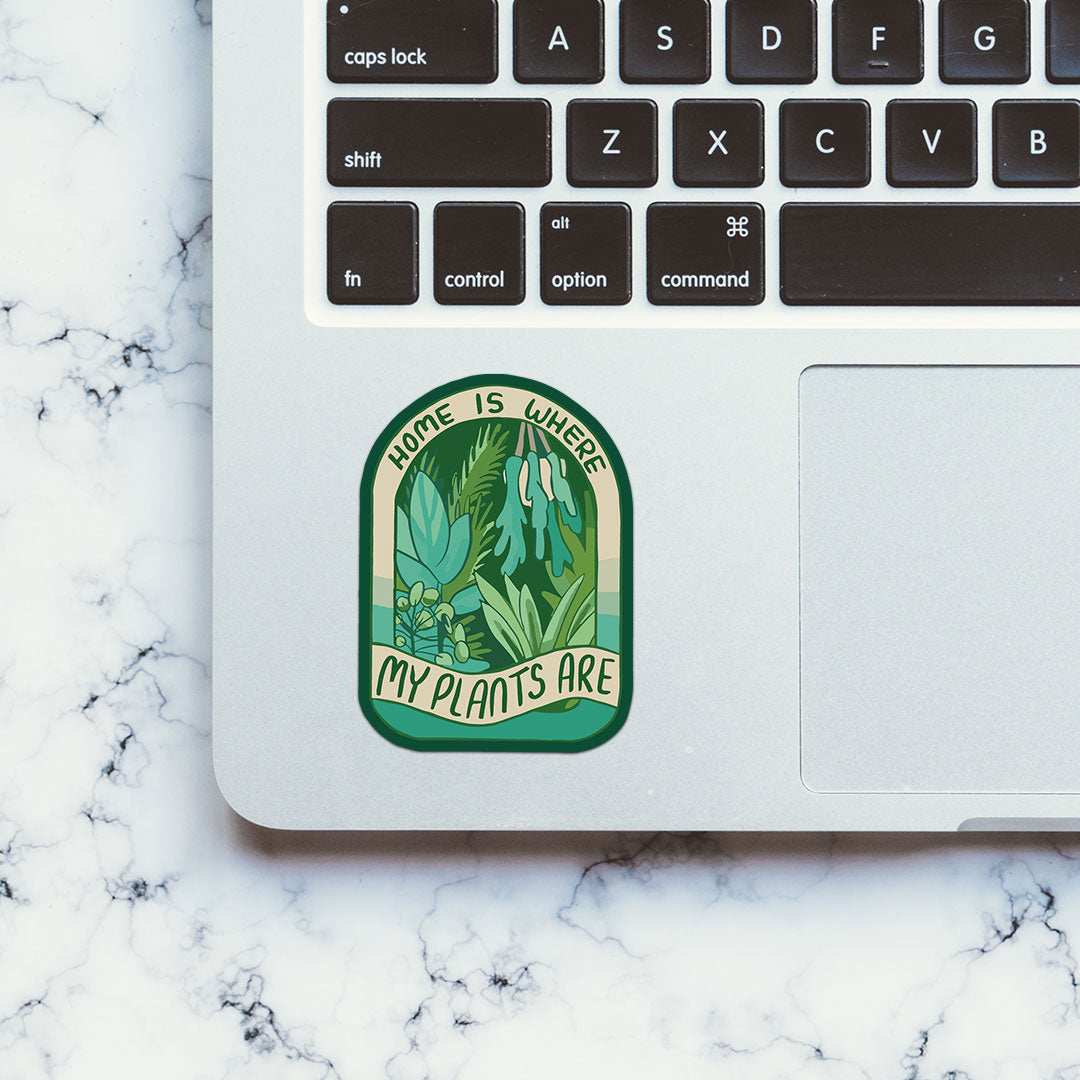 My Plants Are Sticker waterproof vinyl decal for laptop, bike, car & bottle