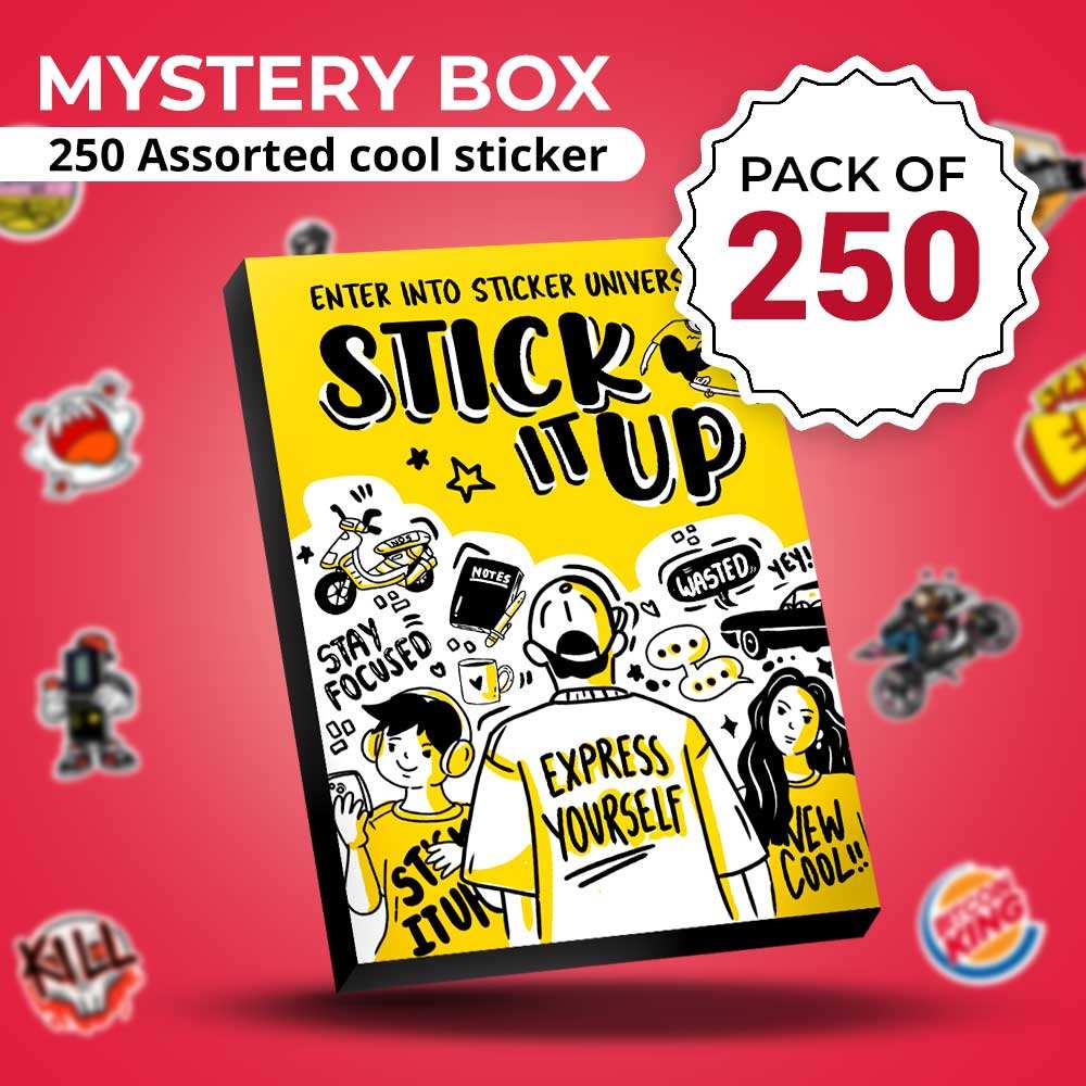 Mystery Box 5 [250 Random Stickers] - Mystery Box | STICK IT UP