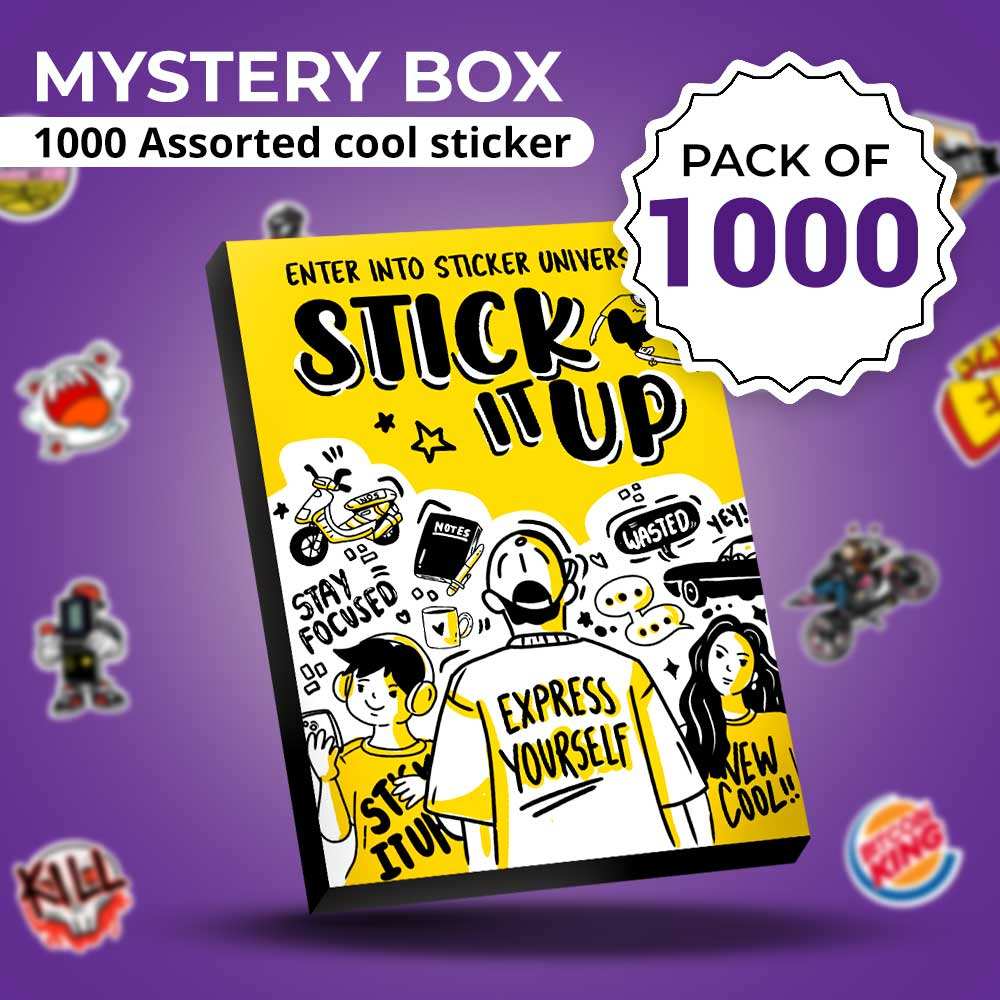 Mystery Box 7 [1000 Random Stickers] - Mystery Box | STICK IT UP