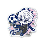 Nagi Seishiro Chibi Sticker waterproof vinyl decal for laptop, bike, car & bottle