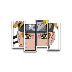 Naruto Bumper Sticker waterproof vinyl decal for laptop, bike, car & bottle