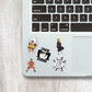 Naruto Mini Sticker Sheet waterproof vinyl decal for laptop, bike, car & bottle