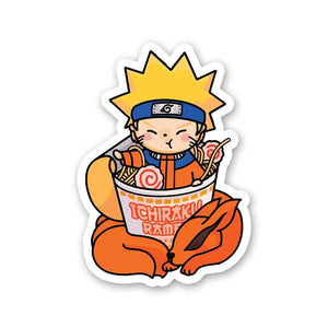 Naruto Ramen Sticker waterproof vinyl decal for laptop, bike, car & bottle