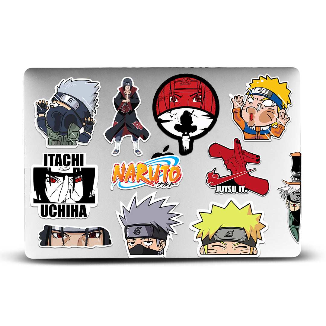 Naruto Sticker Packs [50 sticker] waterproof vinyl decal for laptop, bike, car & bottle