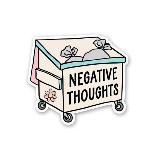 Negative Thoughts Sticker - STICK IT UP