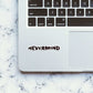 Nevermind Sticker waterproof vinyl decal for laptop, bike, car & bottle