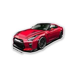 Nissan GTR Sticker waterproof vinyl decal for laptop, bike, car & bottle