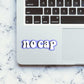 No Cap Sticker waterproof vinyl decal for laptop, bike, car & bottle