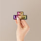No Limits Bold Holographic Stickers