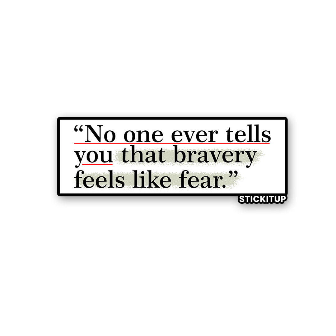 No one ever tells Sticker waterproof vinyl decal for laptop, bike, car & bottle