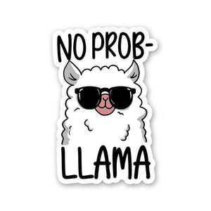 No Problem Sticker waterproof vinyl decal for laptop, bike, car & bottle