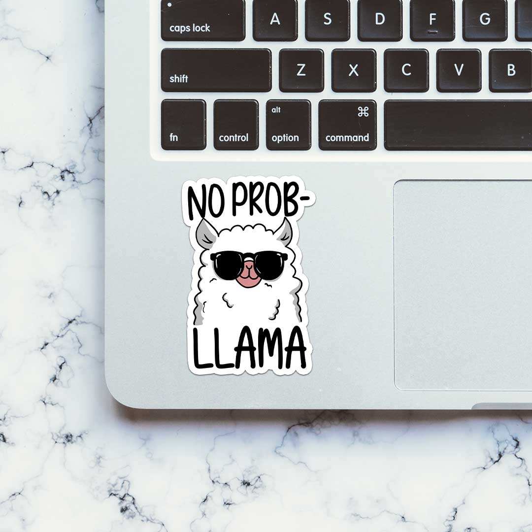 Buy No Problem Sticker Online | Premium Waterproof Vinyl | STICK IT UP