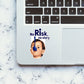 No Risk No Story Sticker