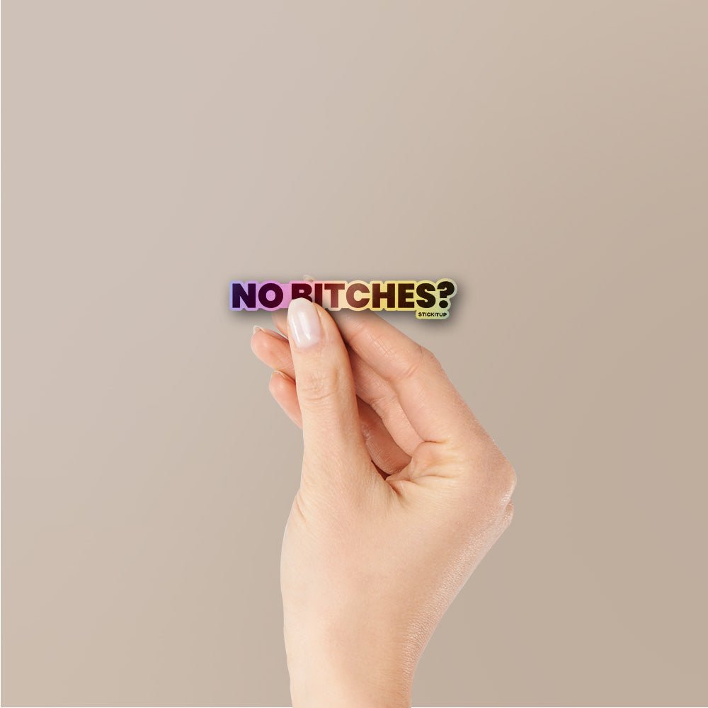 No Rizz Detected Holographic Stickers - Holographic stickers | STICK IT UP