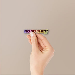 No Rizz Detected Holographic Stickers - Holographic stickers | STICK IT UP
