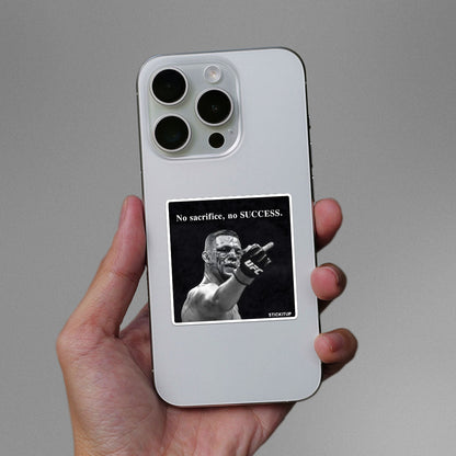 No Sacrifice No Success Sticker - STICK IT UP