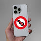 No Sliding Sticker Sticker waterproof vinyl decal for laptop, bike, car & bottle