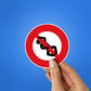 No Sliding Sticker Sticker waterproof vinyl decal for laptop, bike, car & bottle