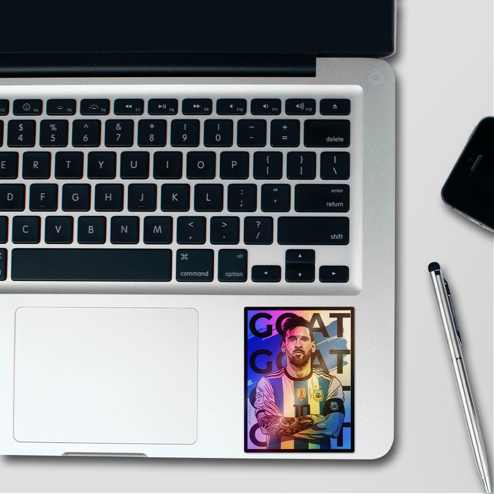 No.10 GOAT Holographic Stickers - Holographic stickers | STICK IT UP