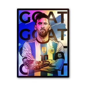 No.10 GOAT Holographic Stickers - Holographic stickers | STICK IT UP
