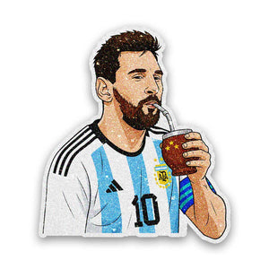 No.10 Sipping Mate Glitter Sticker - Glitter Stickers | STICK IT UP