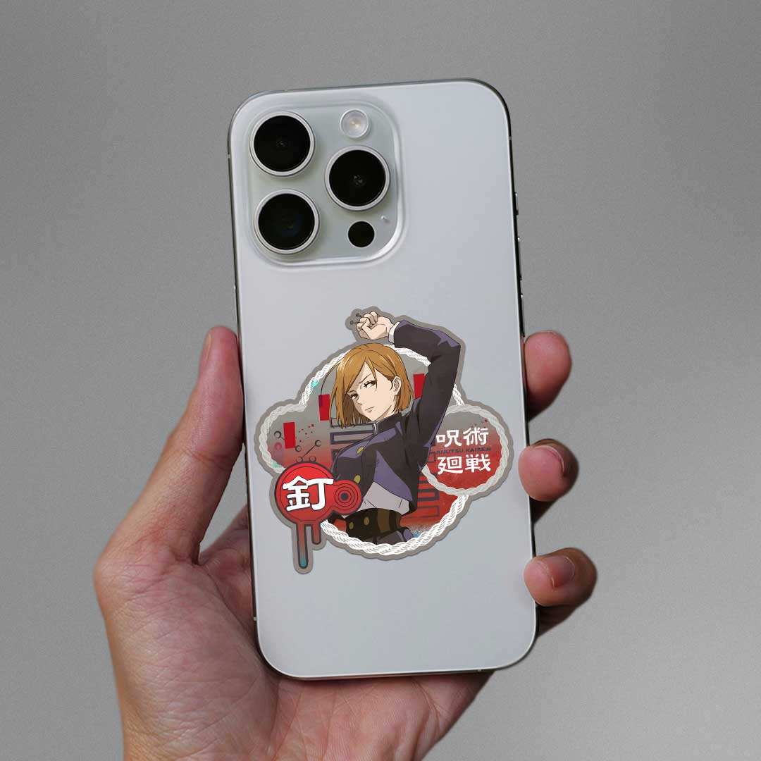 Nobara Sticker waterproof vinyl decal for laptop, bike, car & bottle