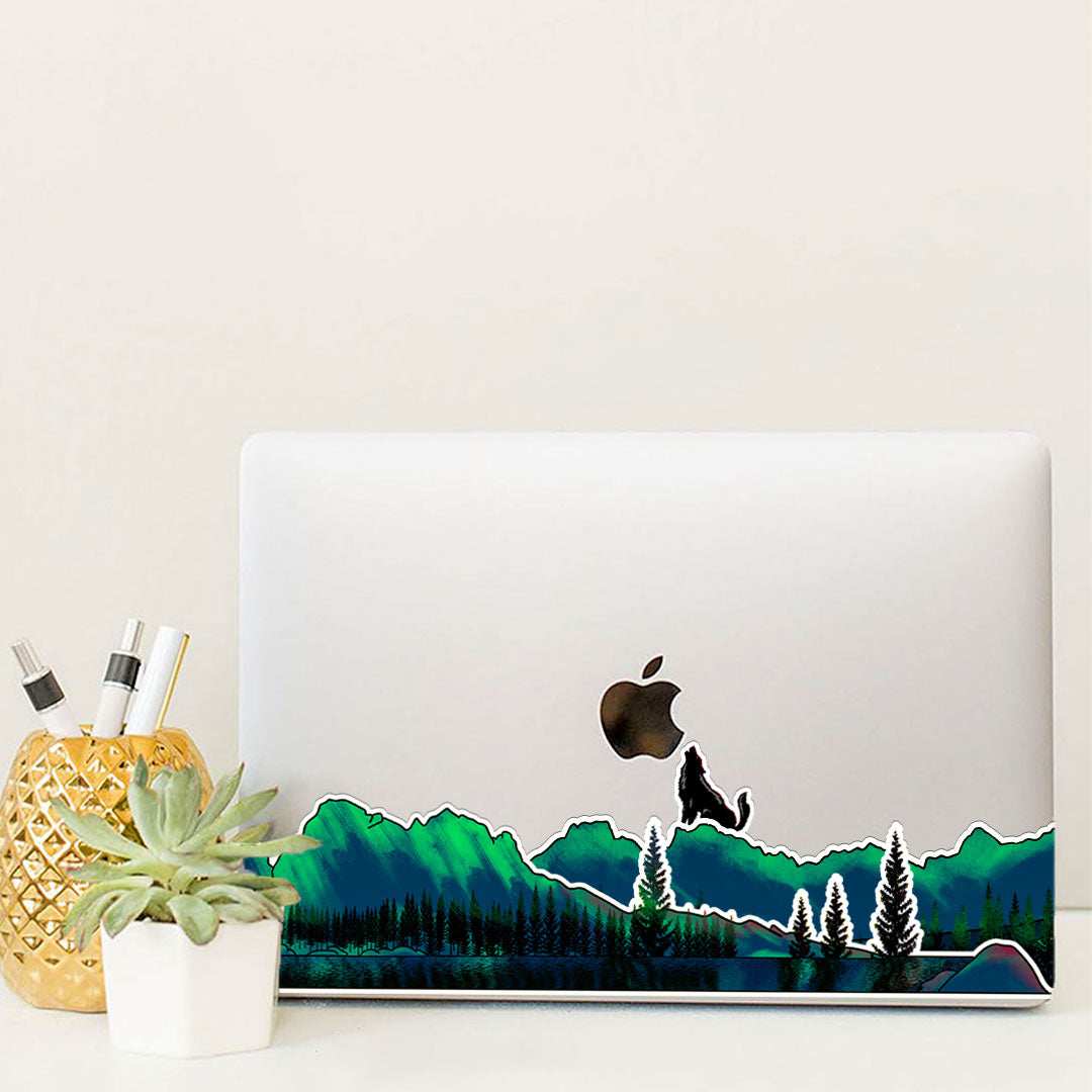 Northen light Infinity Sticker waterproof vinyl decal for laptop, bike, car & bottle