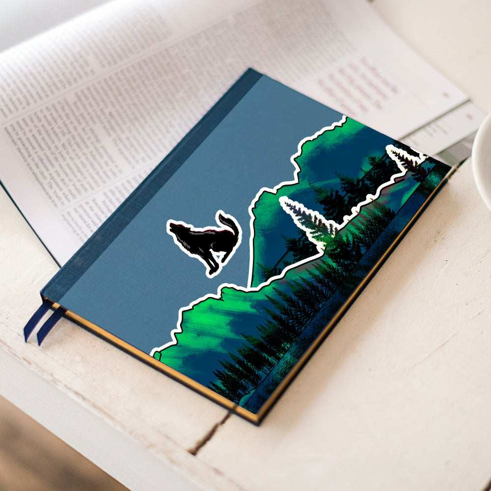 Northen light Infinity Sticker waterproof vinyl decal for laptop, bike, car & bottle