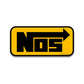 NOS Bumper Sticker waterproof vinyl decal for laptop, bike, car & bottle
