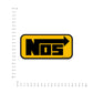 NOS Bumper Sticker waterproof vinyl decal for laptop, bike, car & bottle