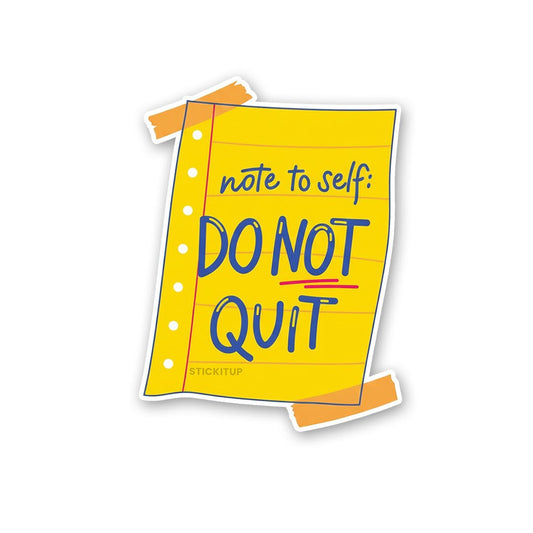 Note To Safe Sticker - STICK IT UP