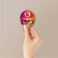 Number8 Skull Helmet Holographic Stickers