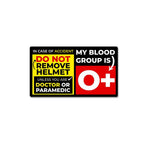 O Positive Sticker waterproof vinyl decal for laptop, bike, car & bottle