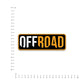 Off road Bumper Sticker waterproof vinyl decal for laptop, bike, car & bottle
