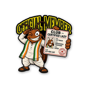 Official CJP Member Sticker waterproof vinyl decal for laptop, bike, car & bottle