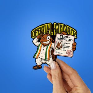 Official CJP Member Sticker waterproof vinyl decal for laptop, bike, car & bottle