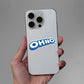 Ohno Sticker waterproof vinyl decal for laptop, bike, car & bottle