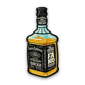 Old Whiskey Label Glitter Sticker - Glitter Stickers | STICK IT UP
