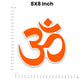 Om Bumper Sticker waterproof vinyl decal for laptop, bike, car & bottle