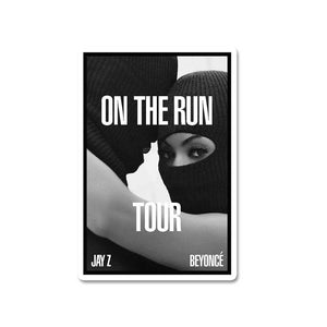 On The Run Sticker waterproof vinyl decal for laptop, bike, car & bottle