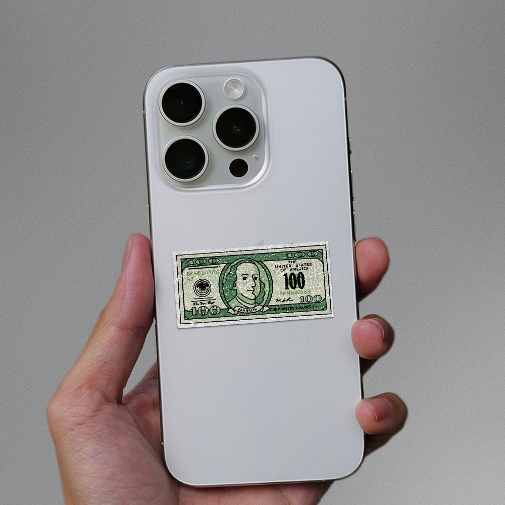 $1 Sticker Buy One Hundred dollar Glitter Sticker Online | Glitter Stickers ...