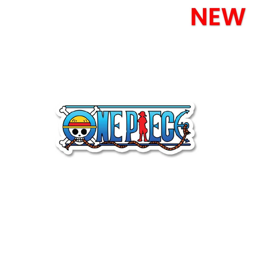 One Piece Sticker waterproof vinyl decal for laptop, bike, car & bottle